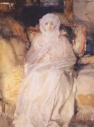 John Singer Sargent Mrs.Gardner in White (mk18) Norge oil painting reproduction
